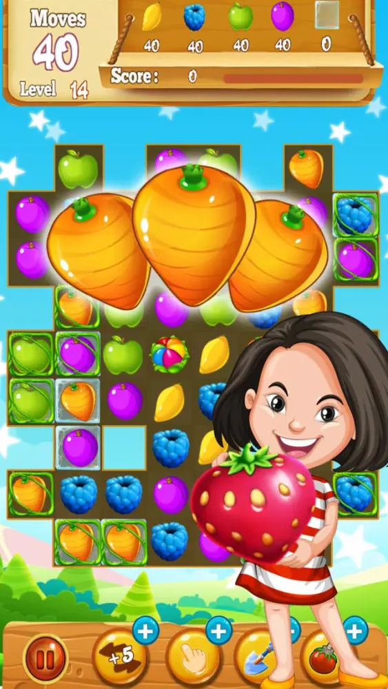 Candy fruits Love স্ক্রিনশট