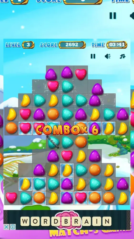 Tangkapan layar Connect Candy Line