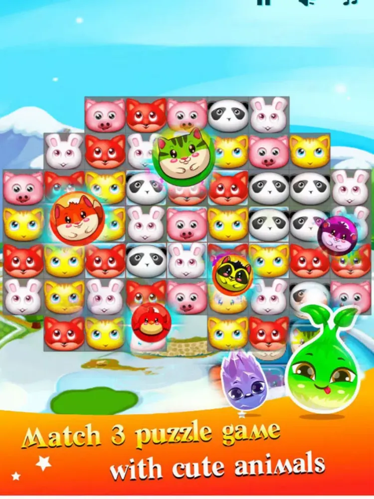 Pet Sweet Story: Match Mania Game iPad  Screenshots