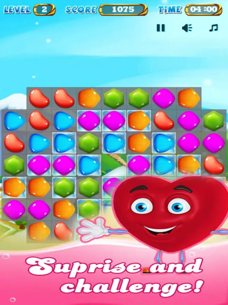ภาพหน้าจอของ Jelly Sweet: Match 3 Puzzle Deluxe iPad 