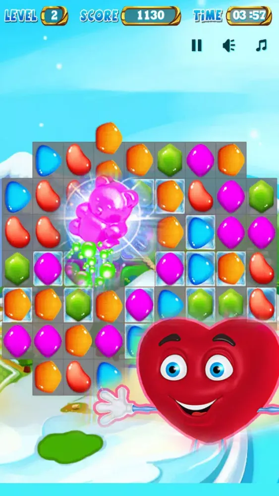 ภาพหน้าจอของ Jelly Sweet: Match 3 Puzzle Deluxe