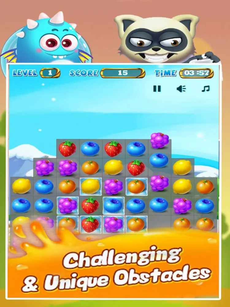 Juice Fruit World Adventure iPad  Screenshots