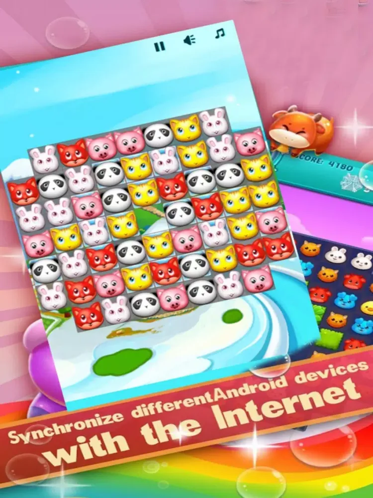 Tangkapan skrin Pet Star Match 3 Puzzle iPad 