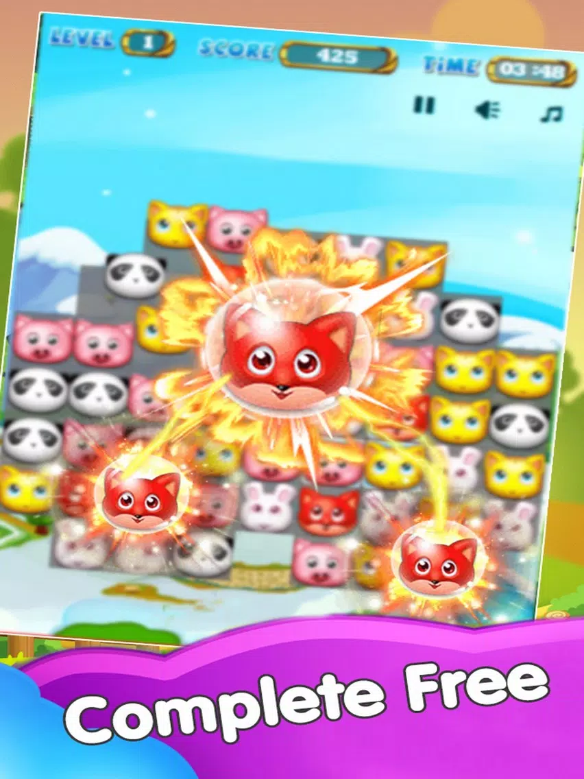 Pet Pop Puzzle Animal Classic iPad  Screenshots