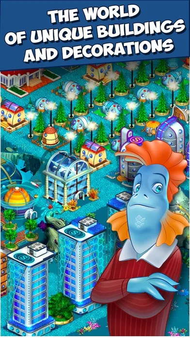 Capturas de pantalla de 아쿠아폴리스 - 수중 도시와 농장 for Kakao