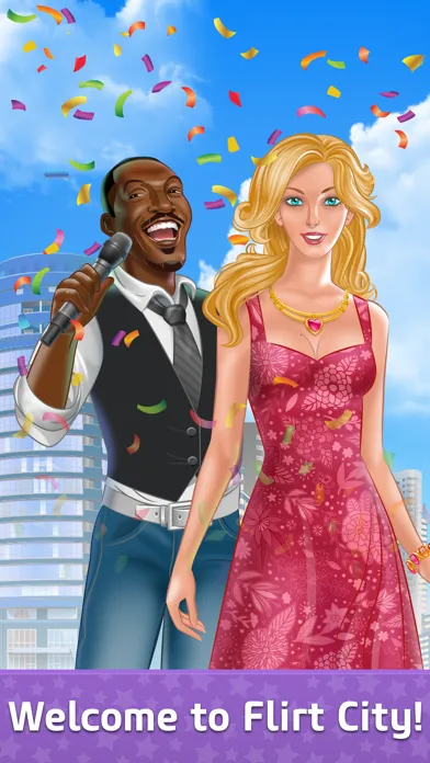 Flirt City. Dress up and date like celebrity!应用截图
