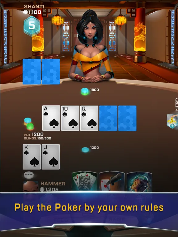 Tangkapan skrin Poker Hero: Card Strategy iPad 