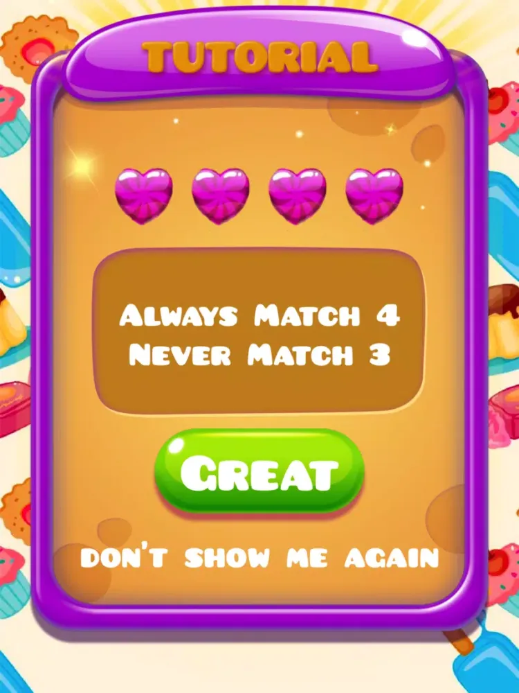 Candy Jam Match 4 iPad  Screenshots