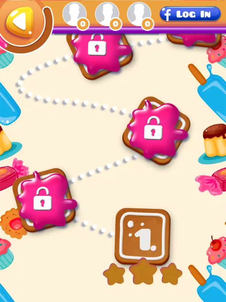 Candy Jam Match 4 iPad  Screenshots