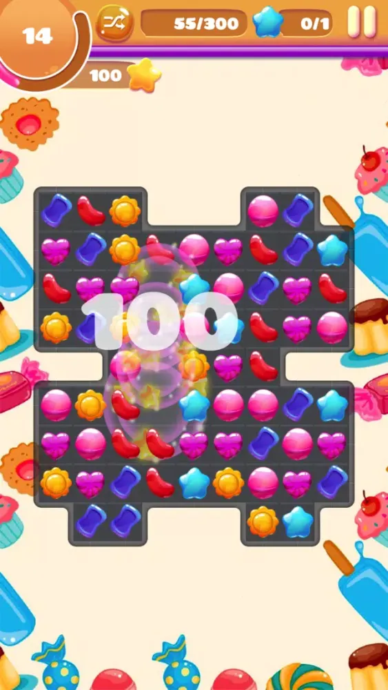 Candy Jam Match 4 Screenshots