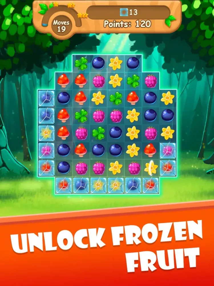 ภาพหน้าจอของ Frenzy Jungle Match - Match 3 iPad 