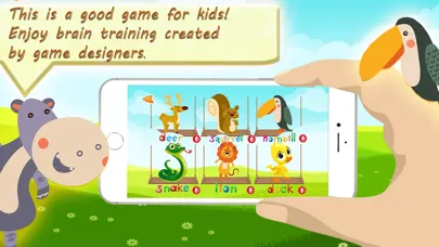 Capturas de pantalla de Animal Vocab & Paint Game - Sketchbook for kids