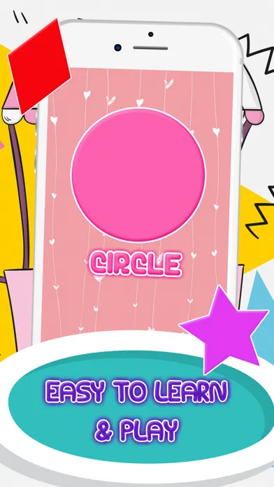 Ảnh chụp màn hình của Brain Shapes Vocab - Learn number and shape games