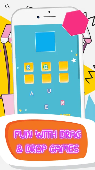 Ảnh chụp màn hình của Brain Shapes Vocab - Learn number and shape games