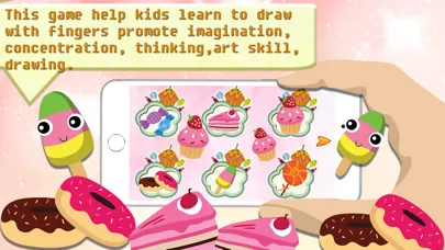 Candy Cake Paint - World of bakery sketchbook 스크린샷