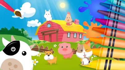 Cute Animal Coloring - Fun artstudio for kids Screenshots