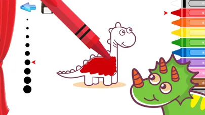 Zrzuty ekranu Cute Coloring HD - Dinosaur games for kids
