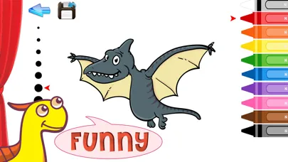 Zrzuty ekranu Cute Coloring HD - Dinosaur games for kids
