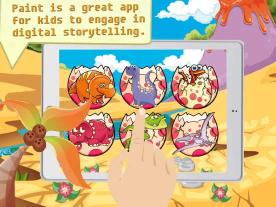 Dinosaur Coloring HD - The discovery dinosaurs iPad  Screenshots