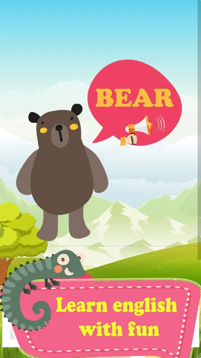 Captures d'écran de Learn Animals Vocabulary - Sound first words games