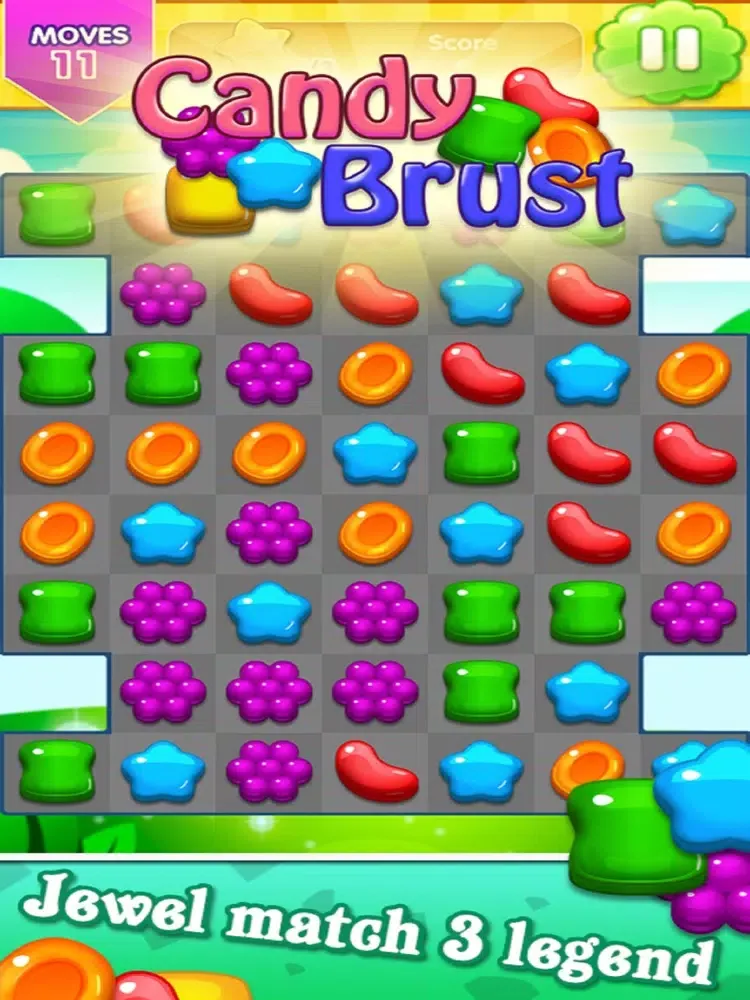 Tangkapan skrin Sweet Candy Match 3: The Candy Brust Mania iPad 