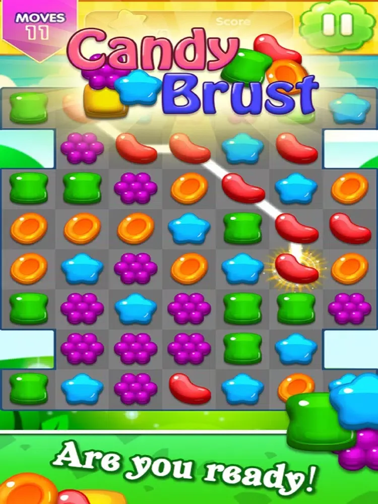 Tangkapan skrin Sweet Candy Match 3: The Candy Brust Mania iPad 