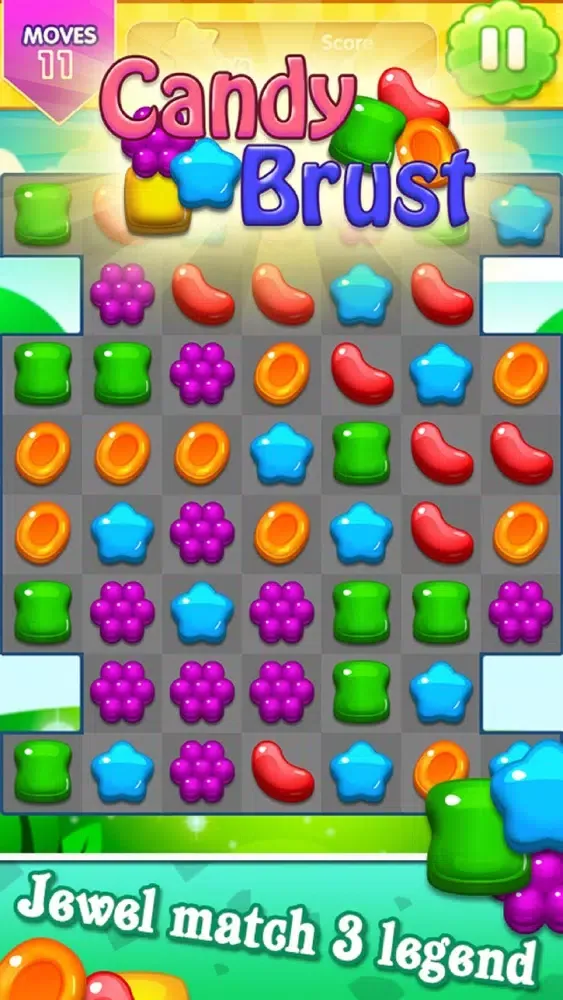 Tangkapan skrin Sweet Candy Match 3: The Candy Brust Mania