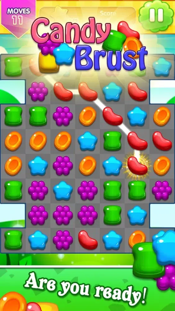 Tangkapan skrin Sweet Candy Match 3: The Candy Brust Mania