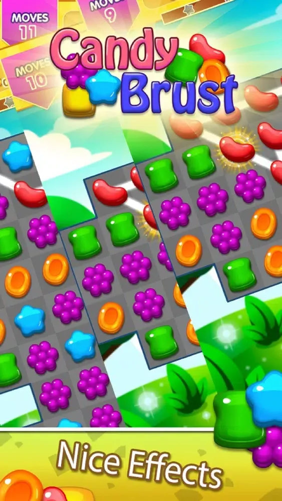 Tangkapan skrin Sweet Candy Match 3: The Candy Brust Mania