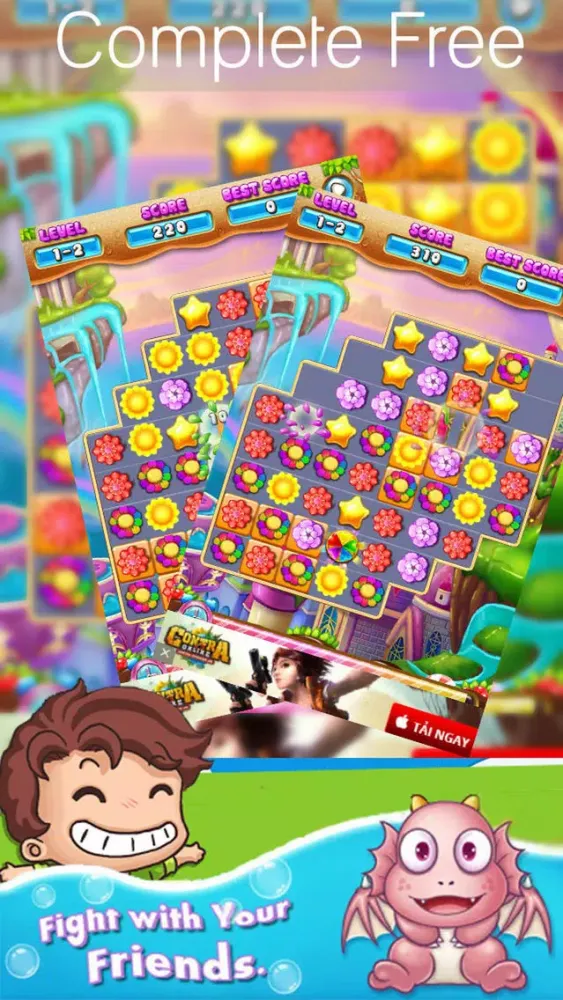 Blossom Flower Match 3 Puzzle应用截图