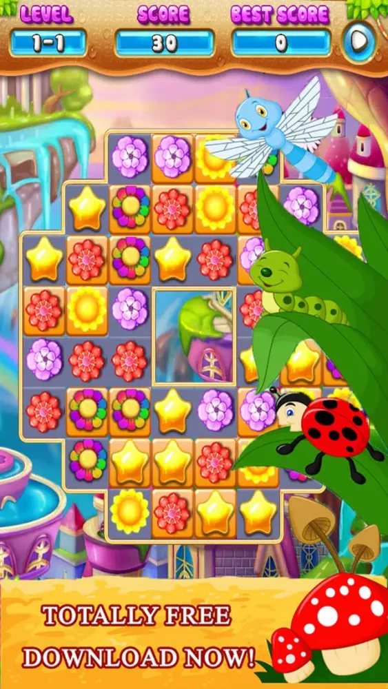 Ảnh chụp màn hình của Blossom Smash Story - Flower Farm
