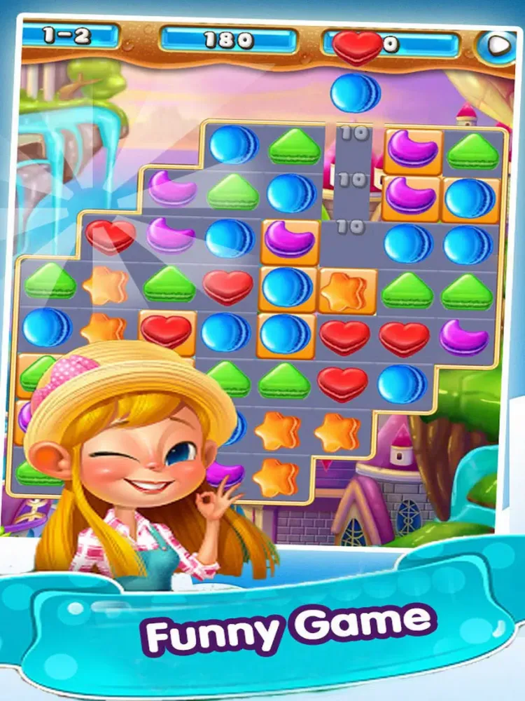 Capturas de tela do Amazing Candy Sweet Paradise iPad 