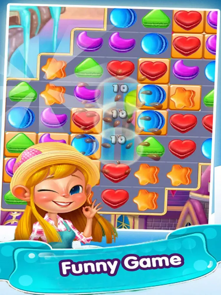 Capturas de tela do Amazing Candy Sweet Paradise iPad 