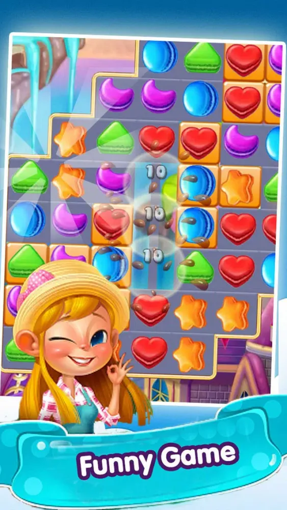 Capturas de tela do Amazing Candy Sweet Paradise