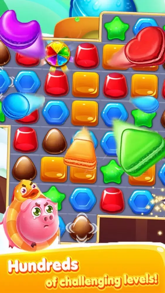Capturas de tela do Maca Candy Match3