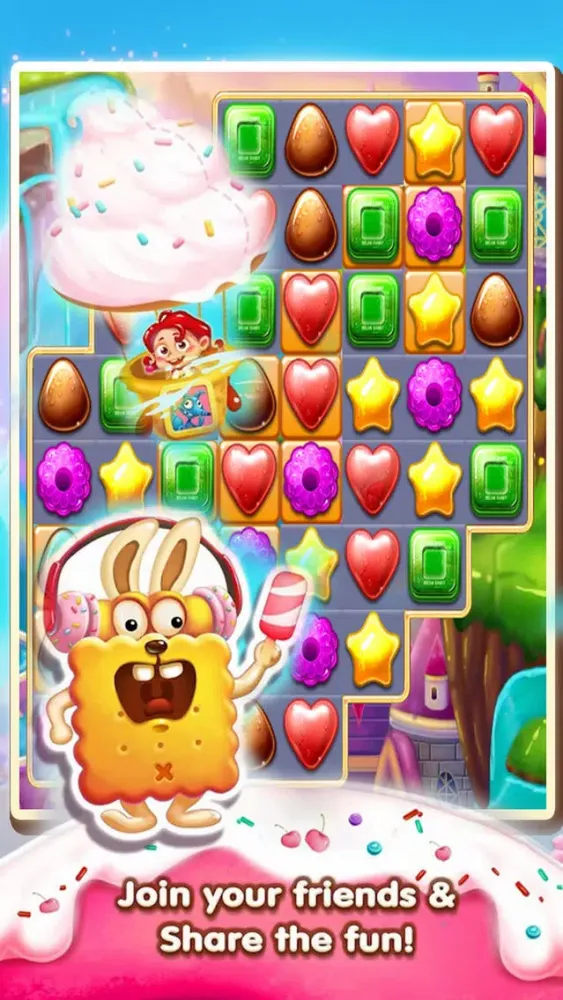 Candy Ice Land - Freeze Jam স্ক্রিনশট
