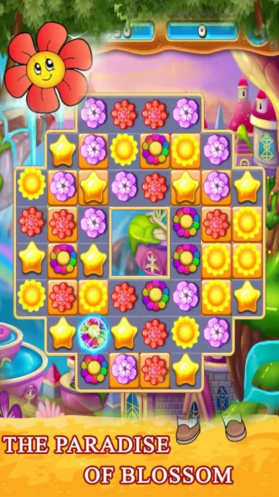 Tangkapan layar Island Flowers Linking:Puzzle Game