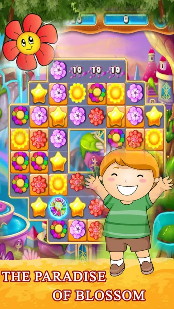 Tangkapan layar Island Flowers Linking:Puzzle Game