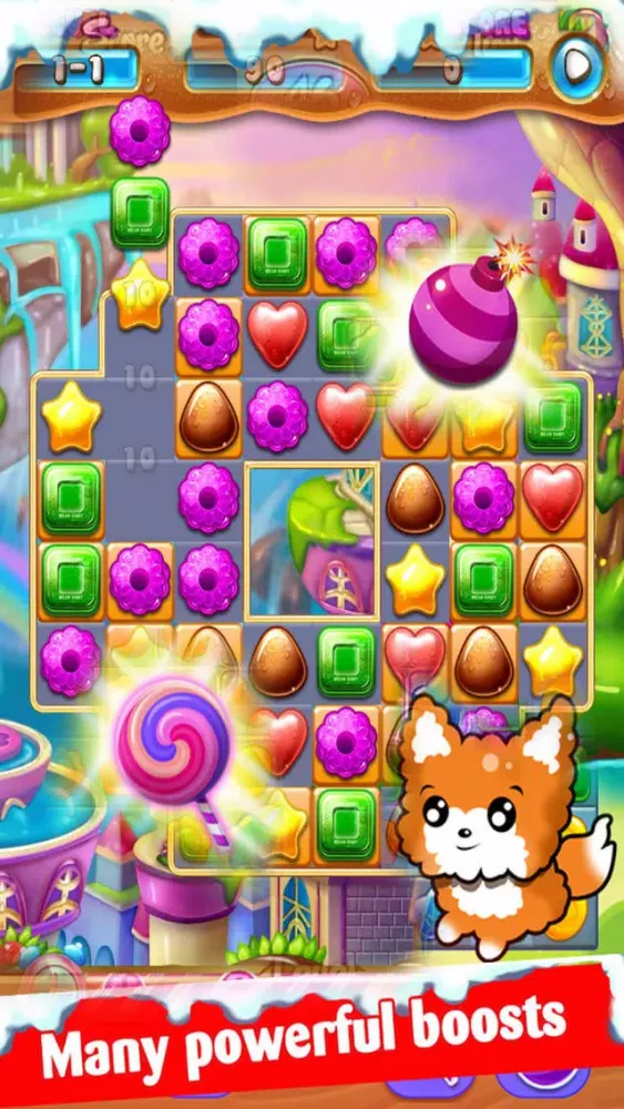 Zrzuty ekranu City Candy Jam: Ice Candy New Version