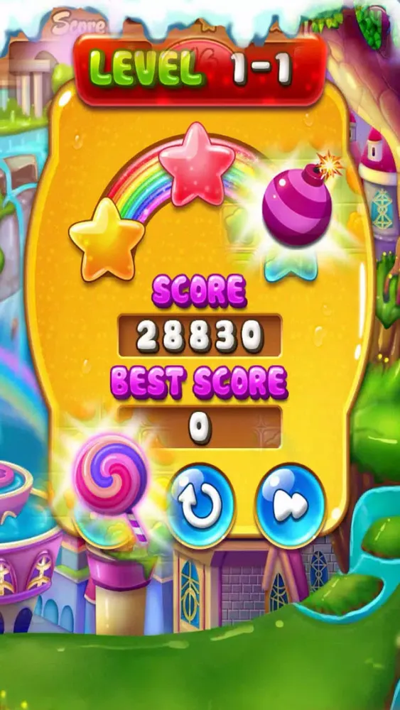 Zrzuty ekranu City Candy Jam: Ice Candy New Version