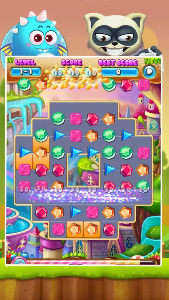 Lost Pirate Treasure Jewels - Jewels Hunter Mania سکرین شاٹس