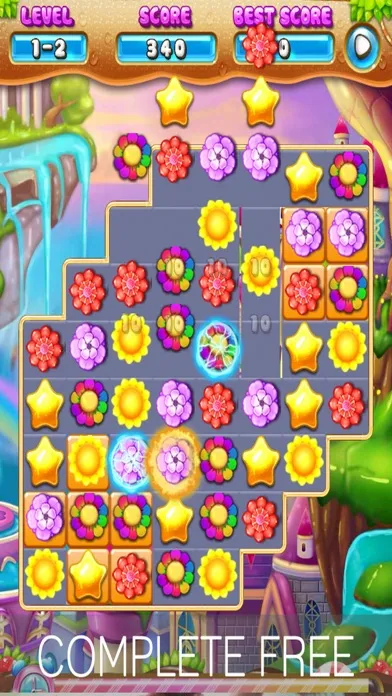 Ảnh chụp màn hình của Bloom Flower Mania - Match Flowers Color Blast