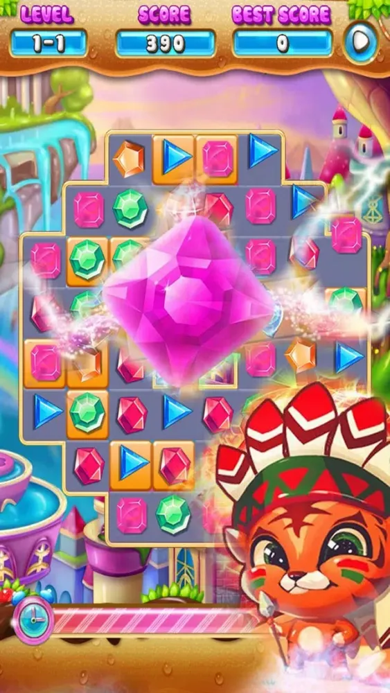 Captures d'écran de Fantastic Jewels HD - Puzzle Jem