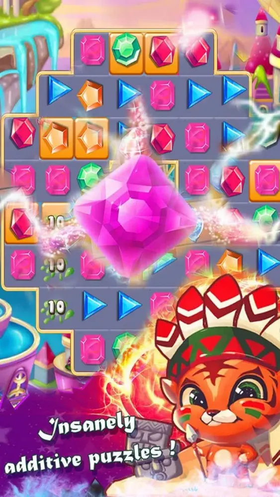 Captures d'écran de Fantastic Jewels HD - Puzzle Jem