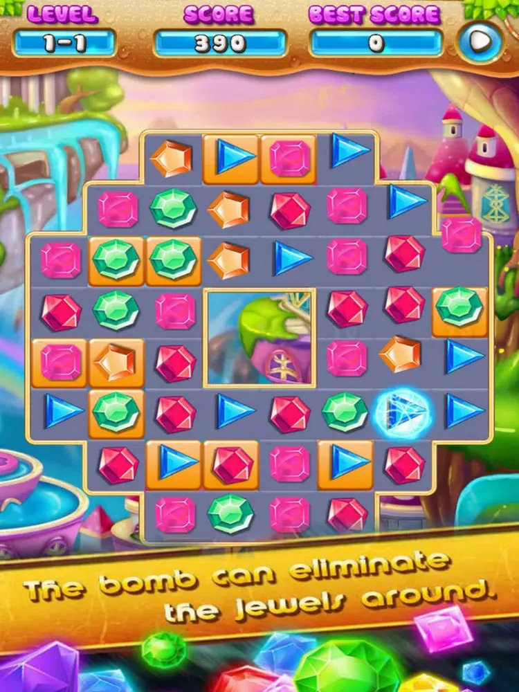 Captures d'écran de Gems Land Fantasy Match iPad 