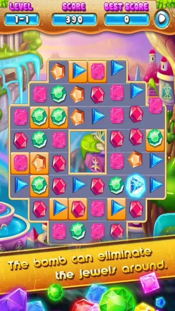 Captures d'écran de Gems Land Fantasy Match