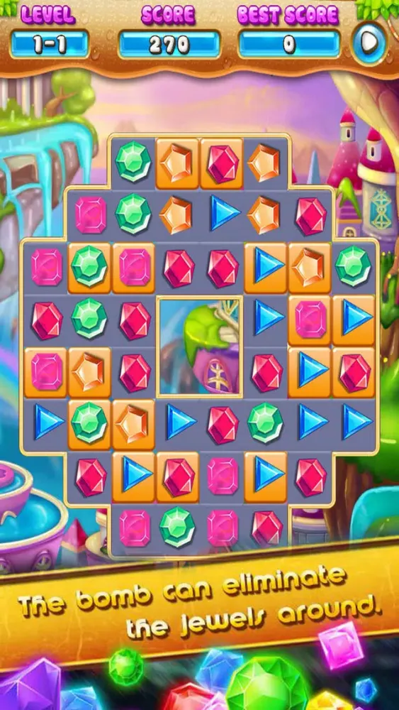 Captures d'écran de Gems Land Fantasy Match