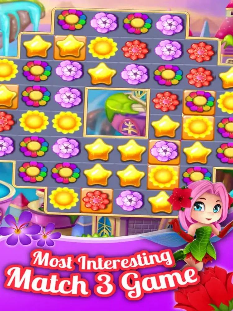 Zrzuty ekranu Flower Garden Blast - Sweet Rose iPad 
