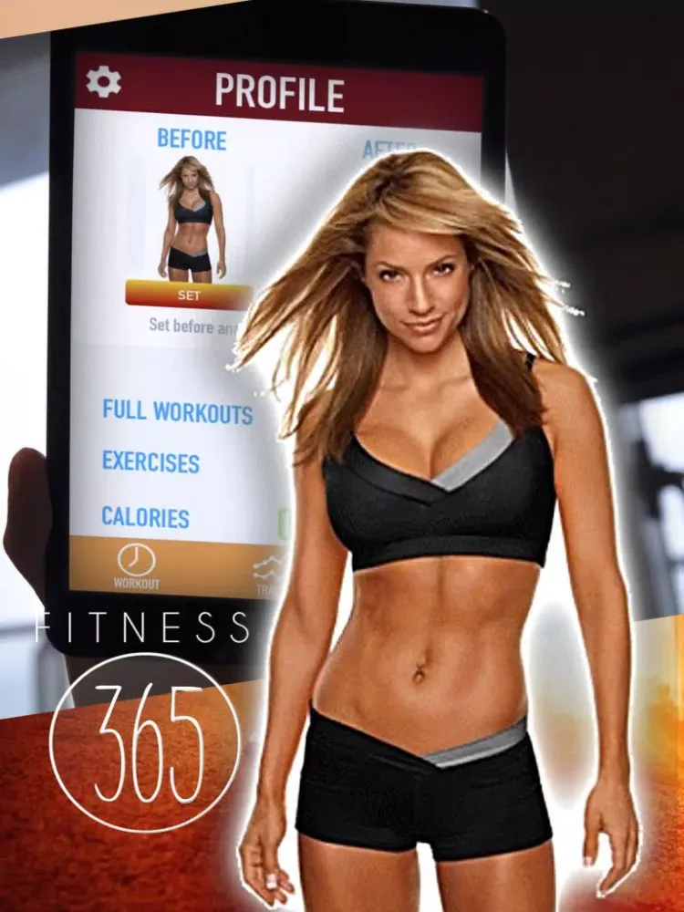 Zrzuty ekranu Fitness 365 - Mobile Workout Challenge, Daily Diary, Calorie Tracking, and 7 -10 minute Steps to Take in 2015 - FREE iPad 
