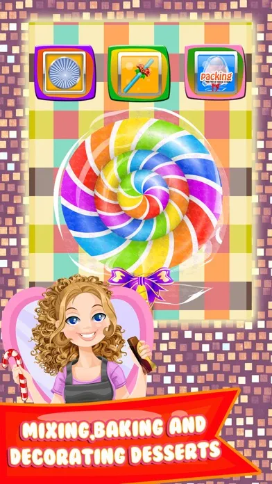 Capturas de tela do Mommy's Candy Maker Games - Make Cotton Candy & Food Desserts in Free Baby Kids Game!